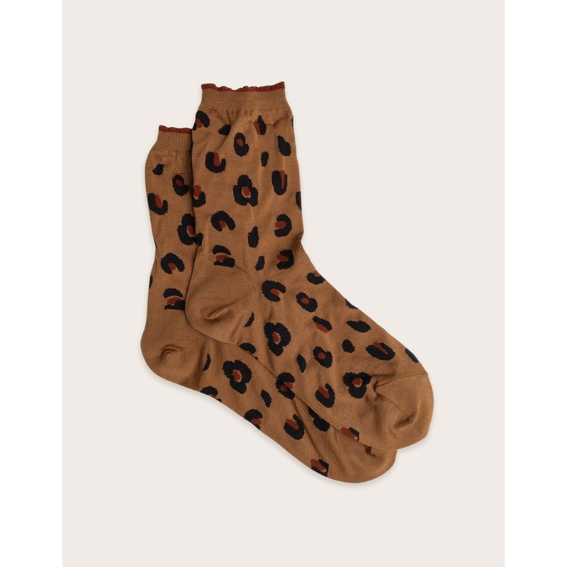 hansel from basel cheetah crew socks