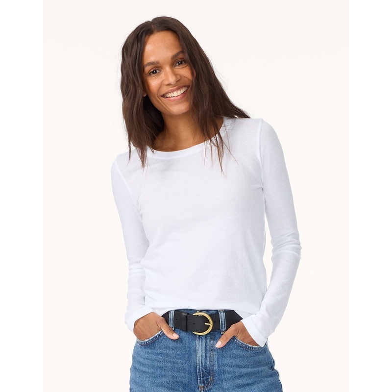 long sleeve crewneck tee