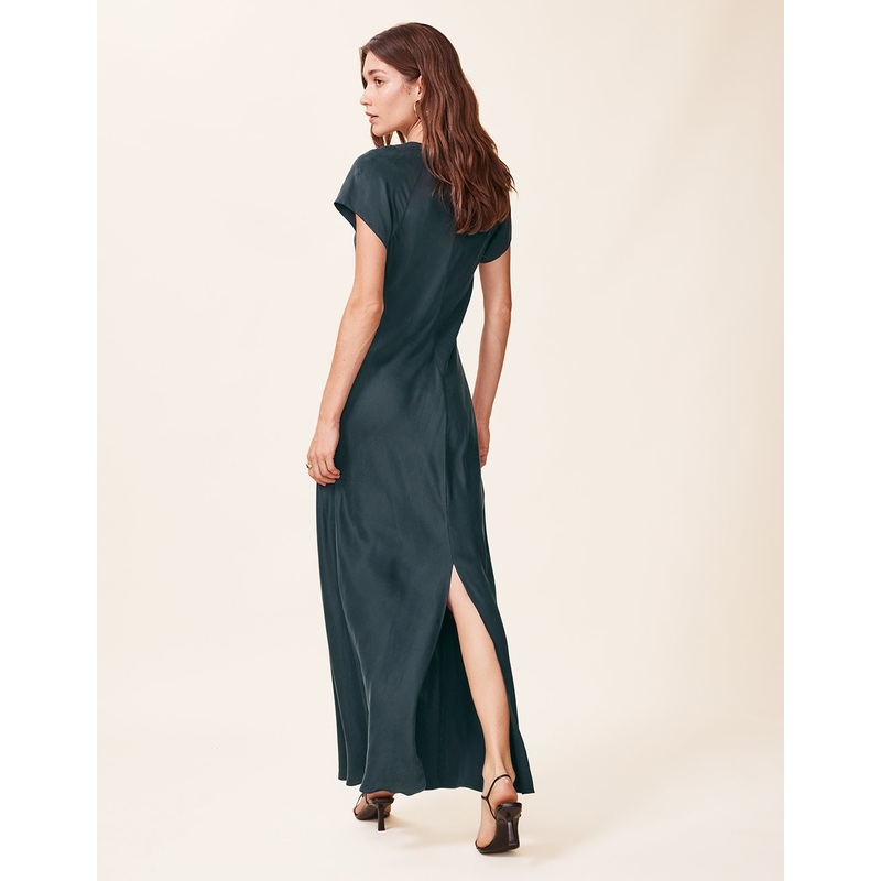 silk maxi dress