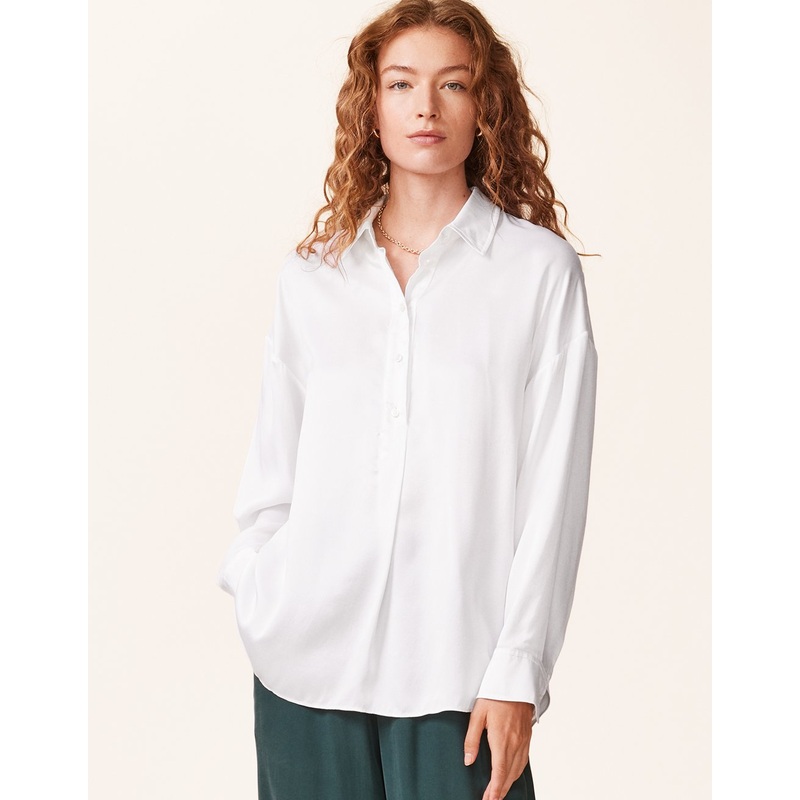 silk pullover top