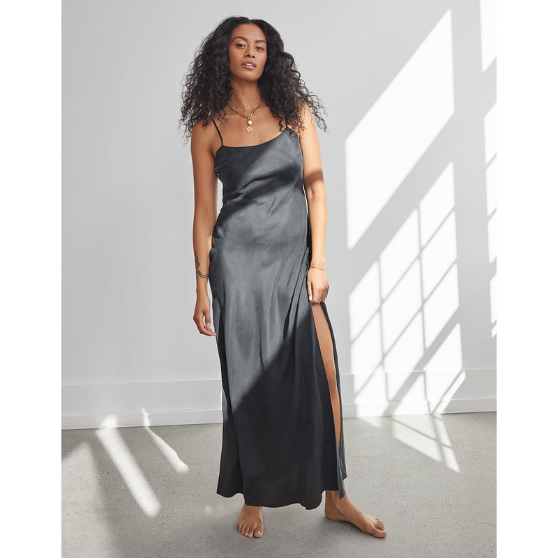 silk slip dress