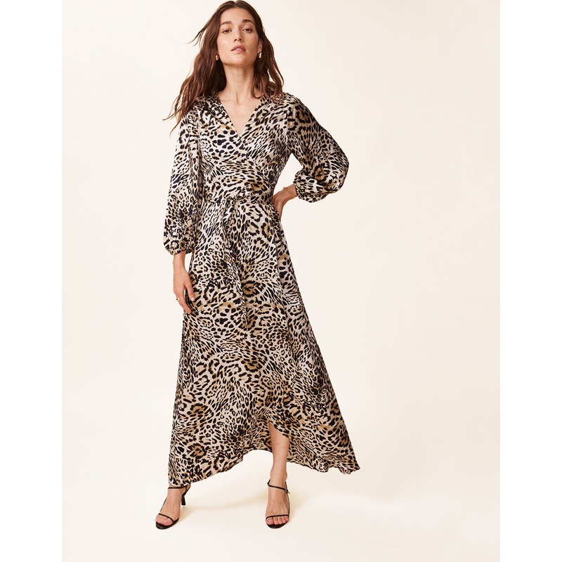 silk wrap dress