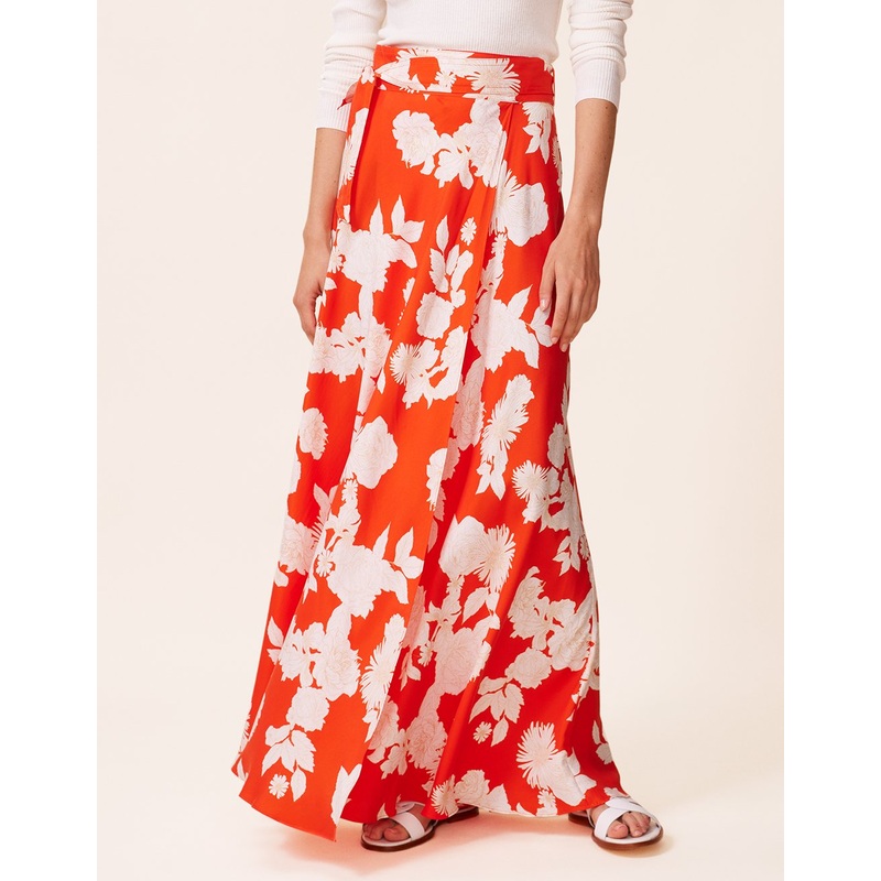 washable silk wrap skirt