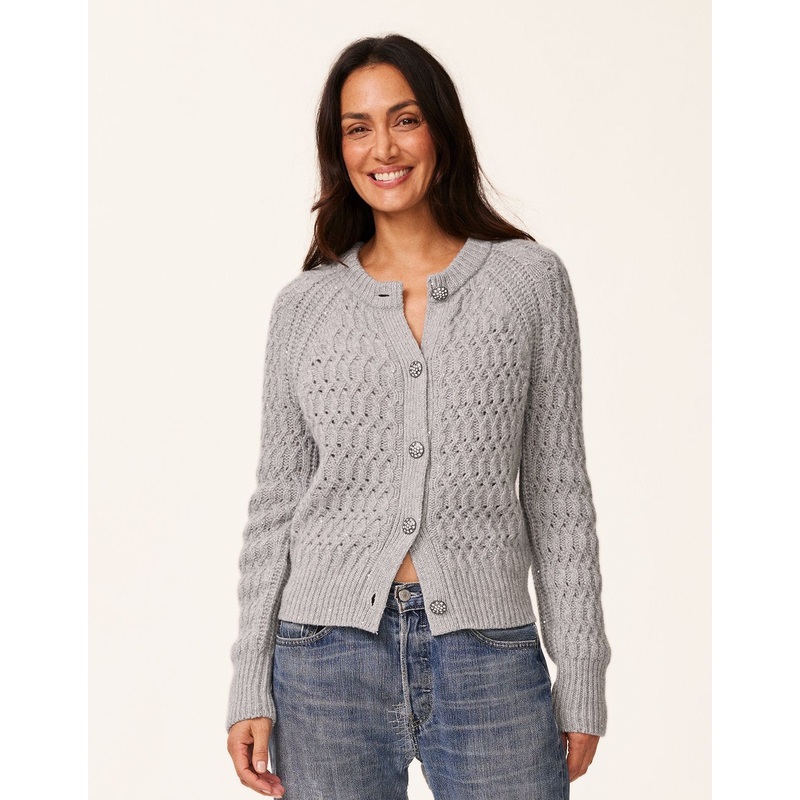 wool shimmer cardigan