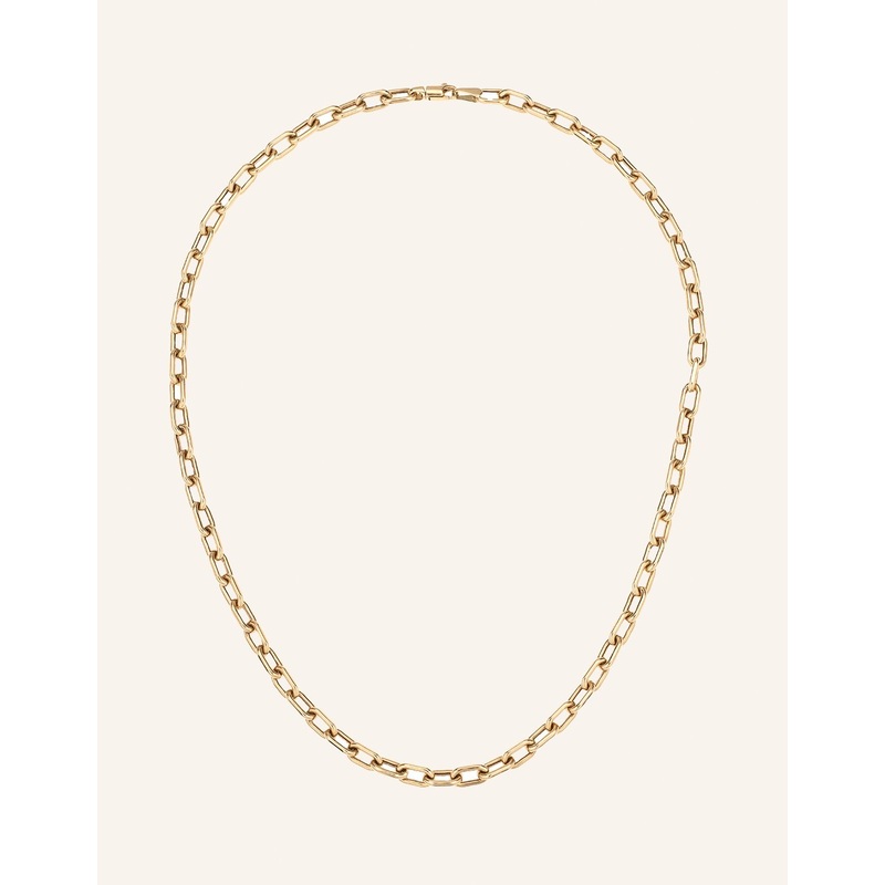 adina reyter 4mm Italian Chain Link Necklace