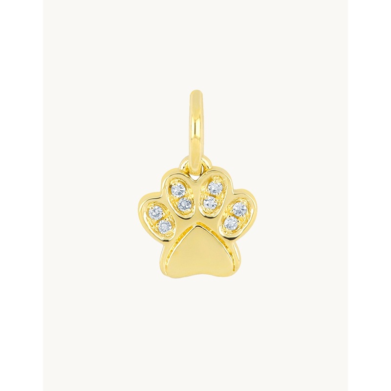 ef collection diamond paw charm