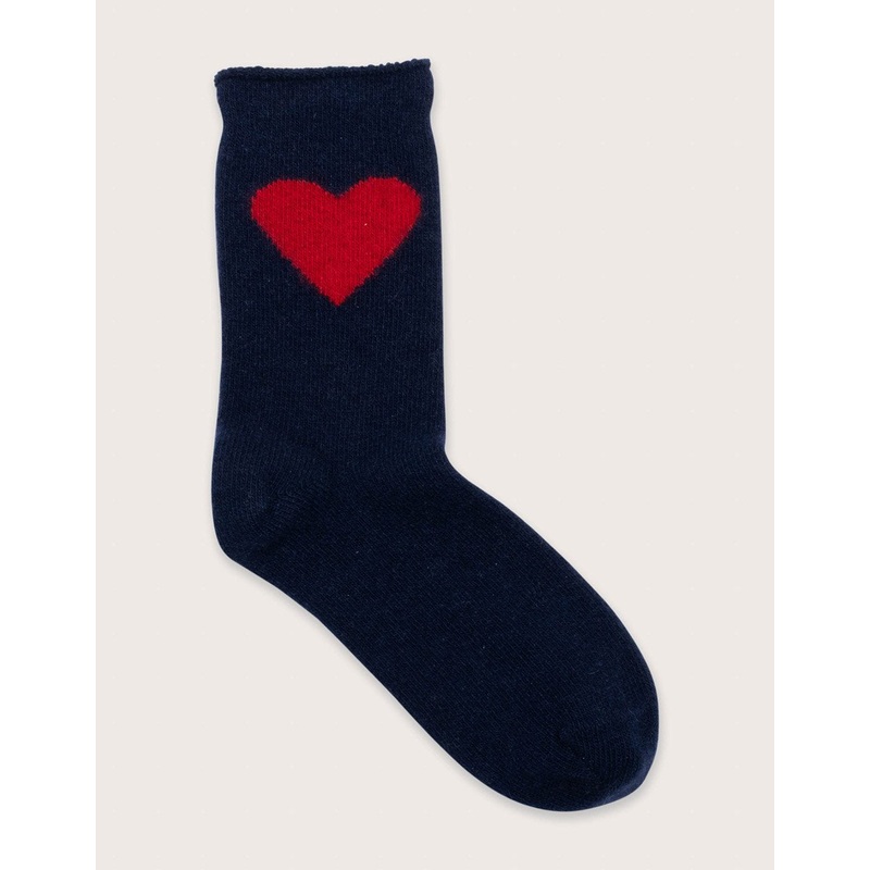hansel from basel love cashmere crew socks