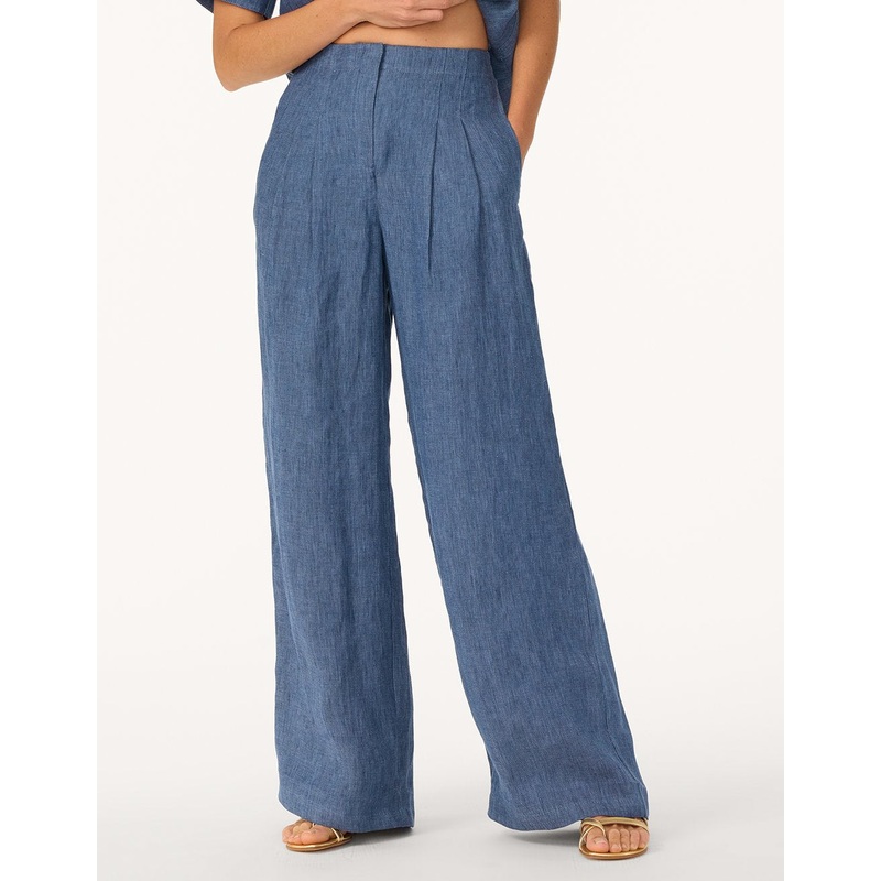 hemp wide leg pant