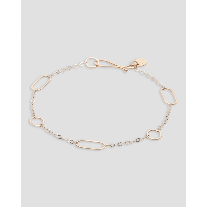 melissa joy manning multi shape chain bracelet