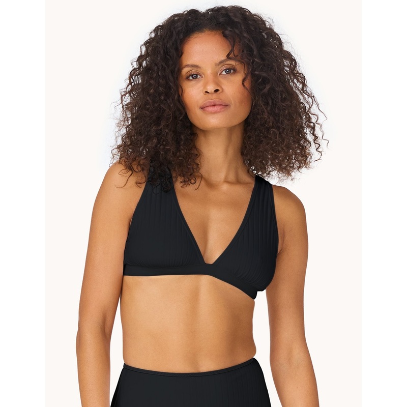 plunge v neck top