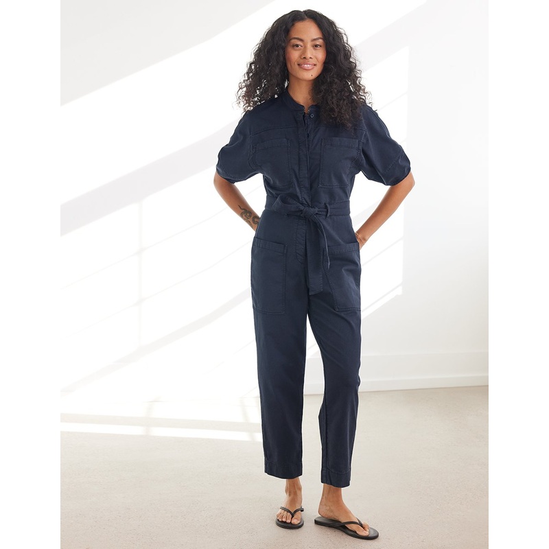 puff sleeve jumpsuit