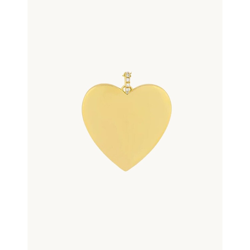 ef collection gold jumbo heart charm