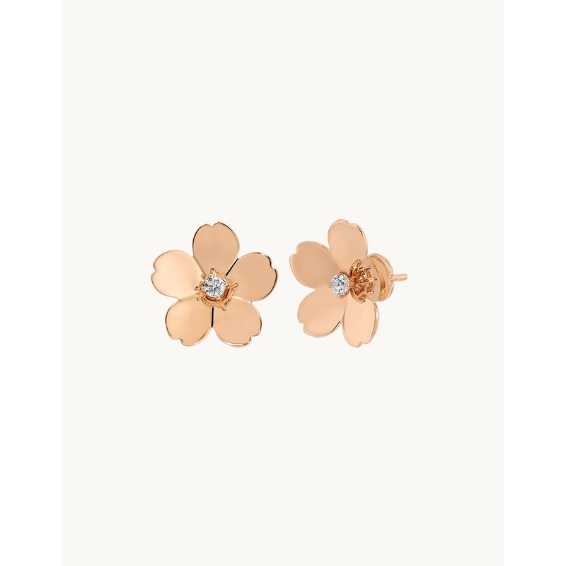 ef collection jumbo cherry blossom stud earrings