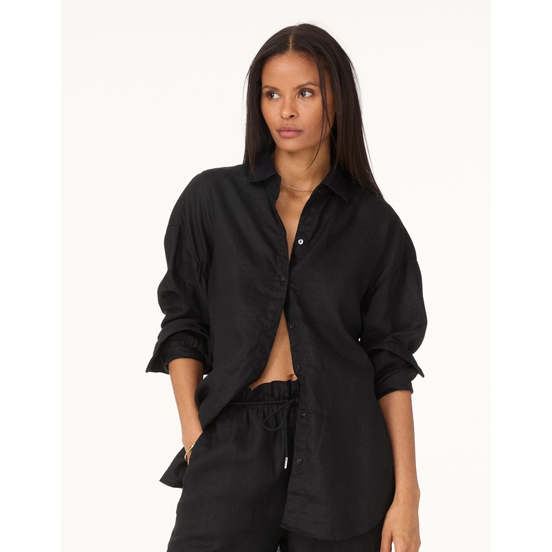 linen button down