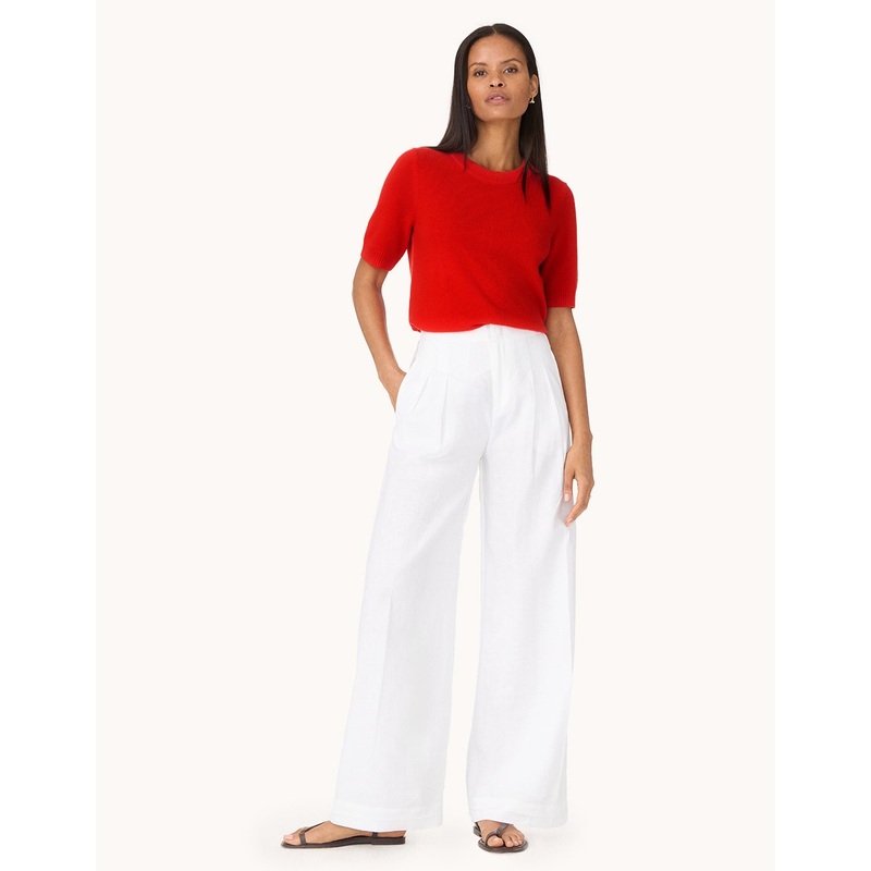 linen wide leg pant