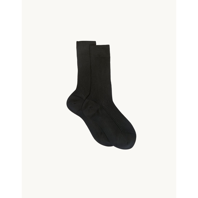 maria la rosa one rib laminated socks