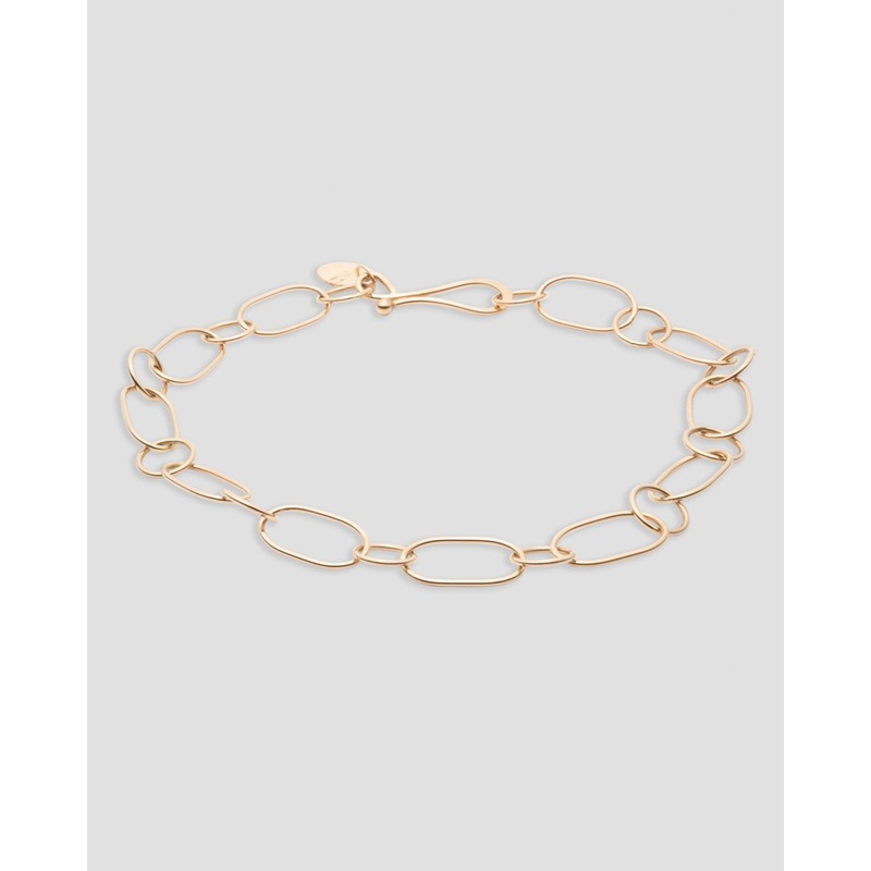 melissa joy manning oval and round chain bracelet