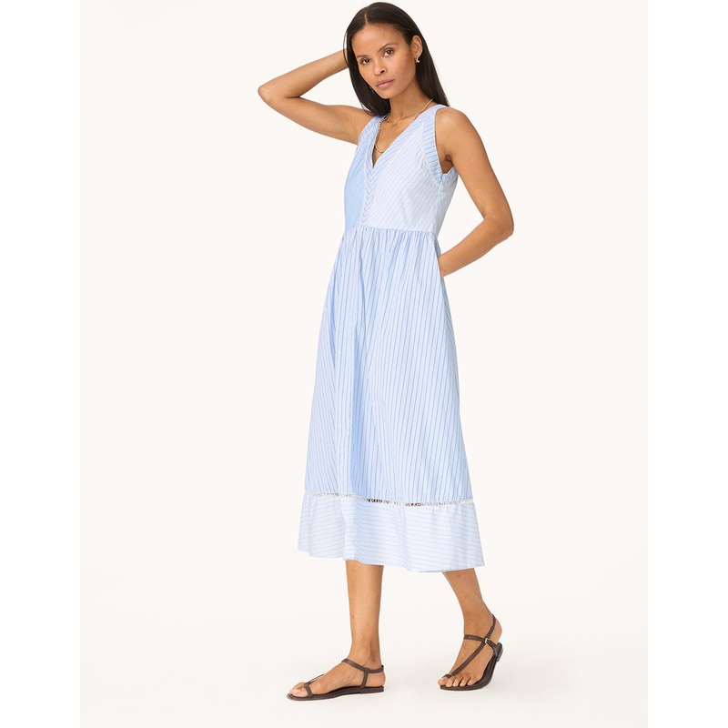 unsubcribed patchwork poplin dress