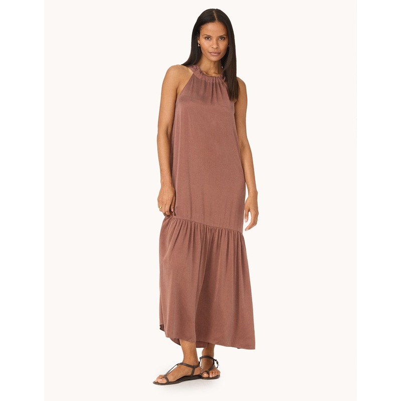 silk charmeuse maxi dress
