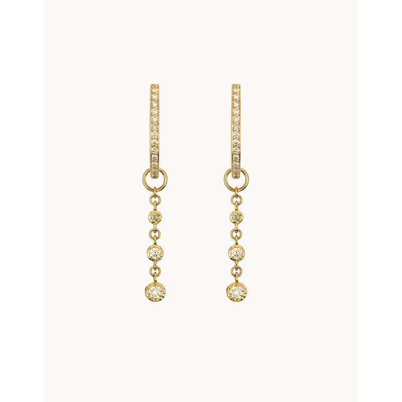 three stories Classic Hammered Bezel Charms