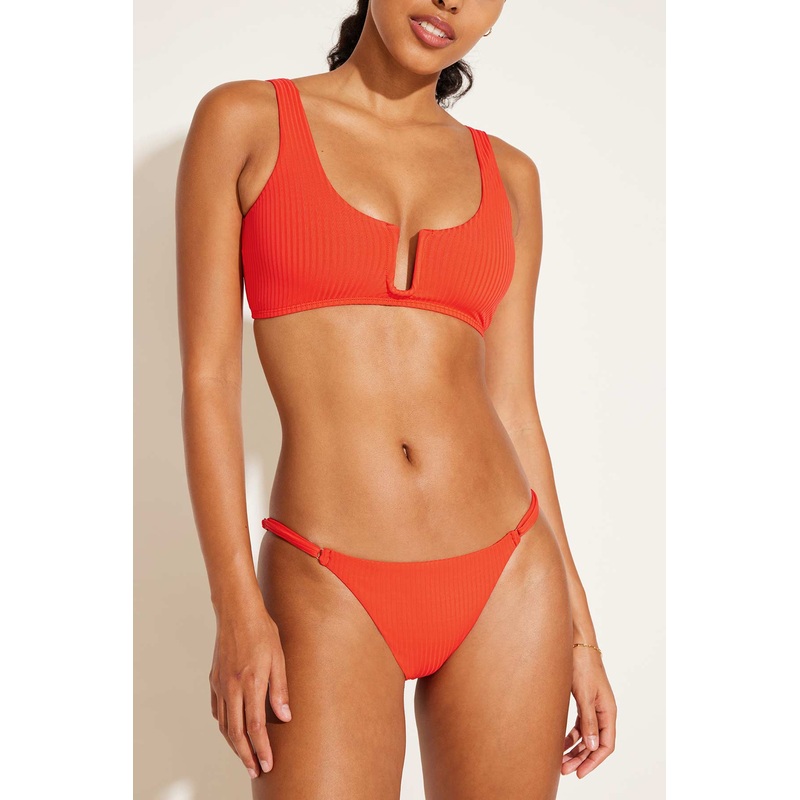 Astrid Bralette - Hibiscus EcoRib