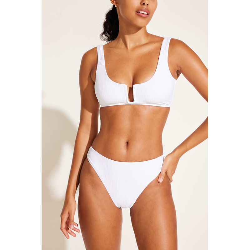Astrid Bralette - White EcoRib BT