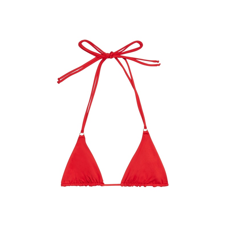 BIKINI V TOP - CHERRY RED