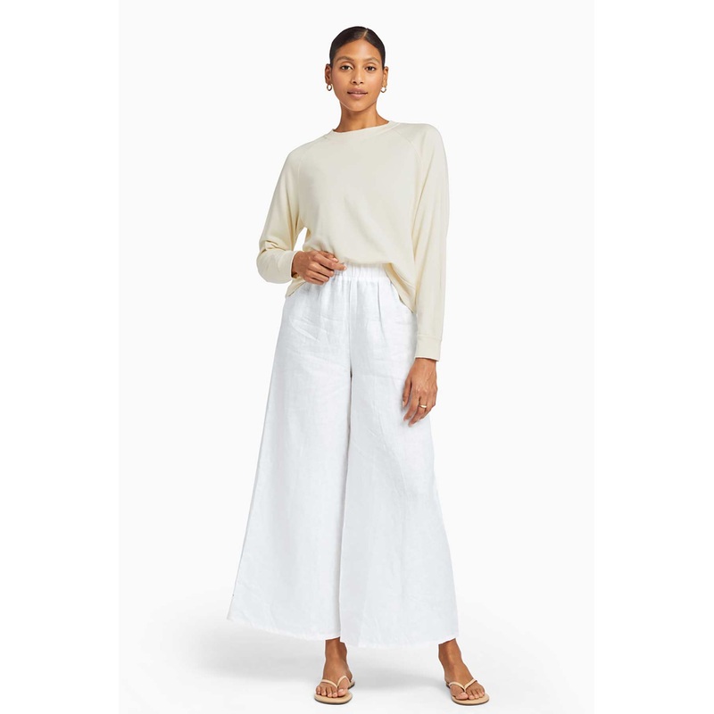 Cora Organic Cotton Crewneck - Ecru EcoSoft