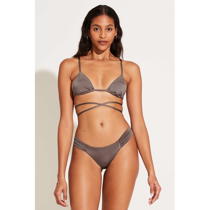 Gemma Ruched Bottom Full Coverage - Mineral Shimmer EcoLux