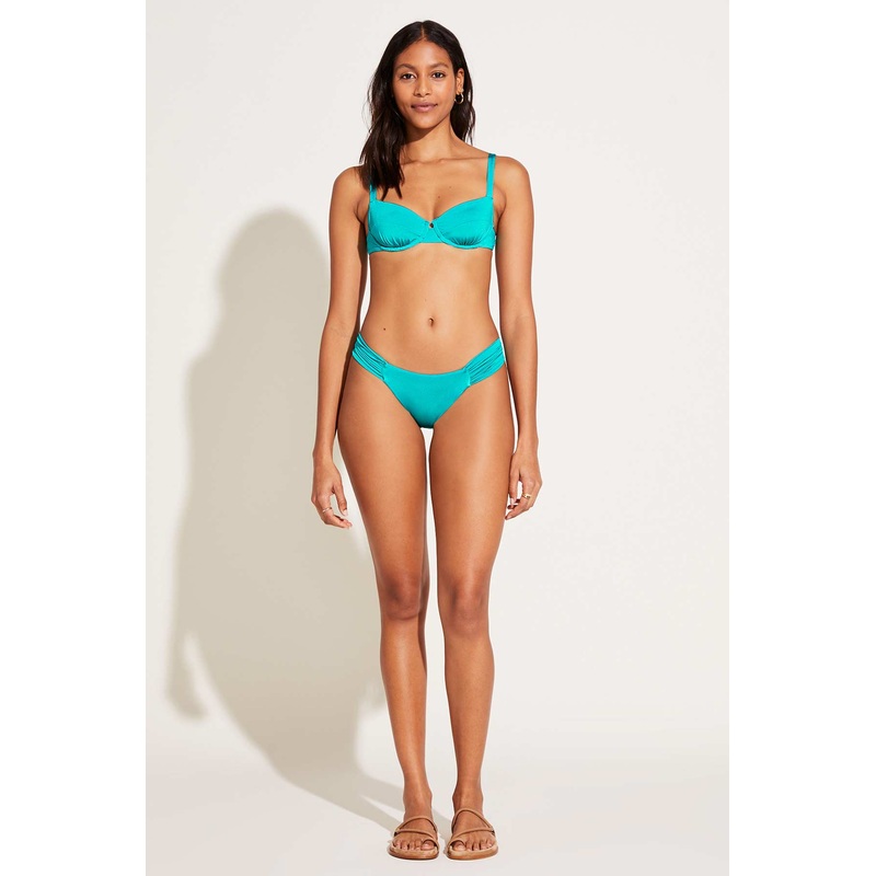 Gemma Ruched Bottom Full Coverage - Oceana EcoLux