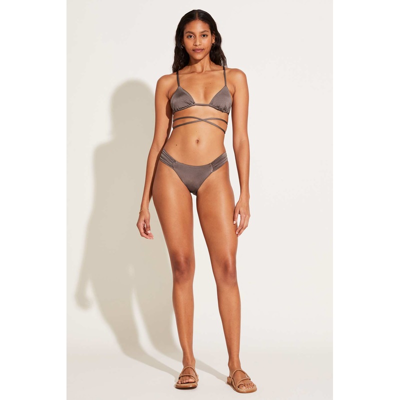 Gemma Ruched Bottom - Mineral Shimmer EcoLux