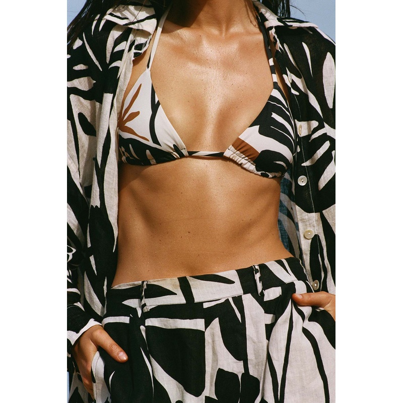 Gia Triangle Top - Graphic Jungle EcoLux BT
