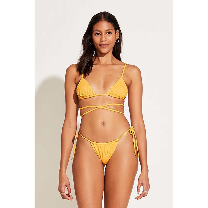 Upcycled Stringy Milana Bottom - Iced Mango EcoRib