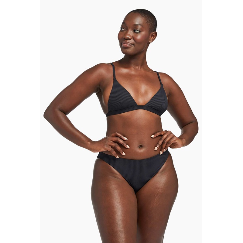 Midori Classic Bottom - Black EcoRib