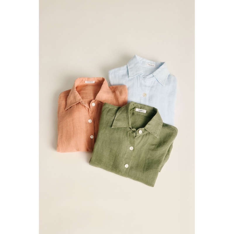 Playa Boyfriend EcoLinen Shirt 3-Pack