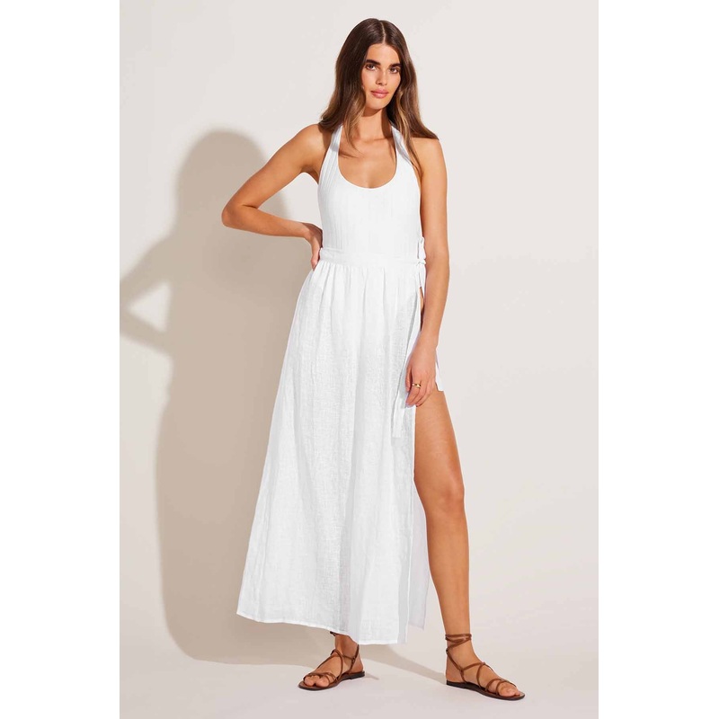 Vera Wrap Skirt - White Ecolinen