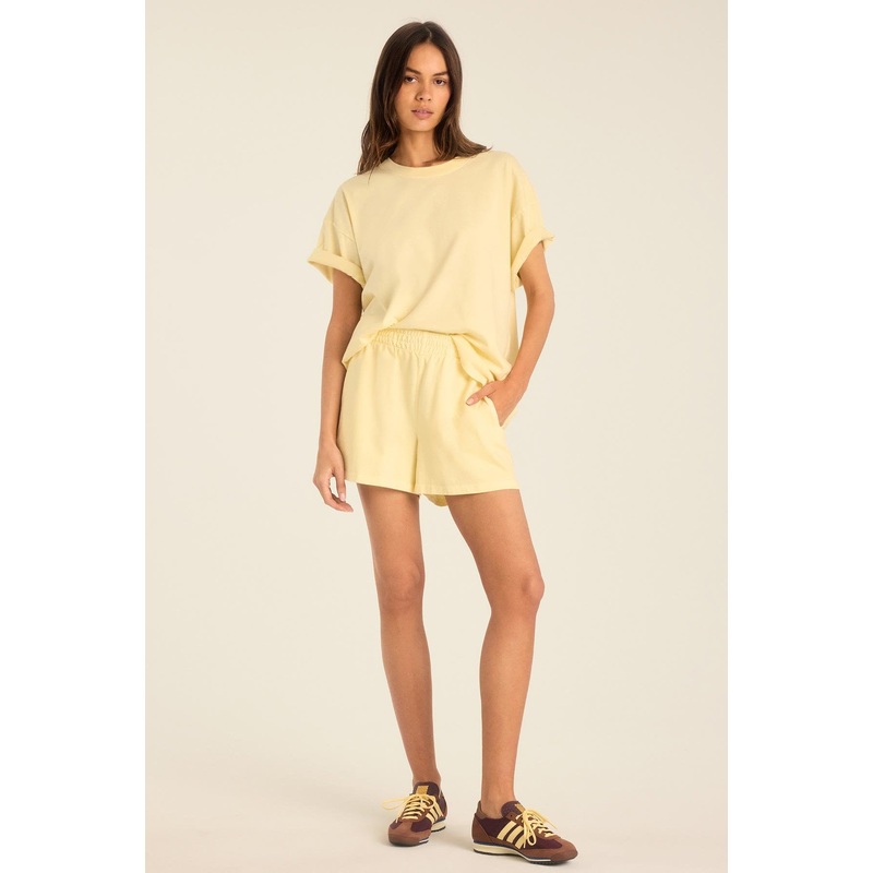 Coast Short - Buttercream Cotton Jersey