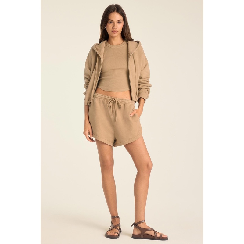 Dawn Classic Short - Latte French Terry