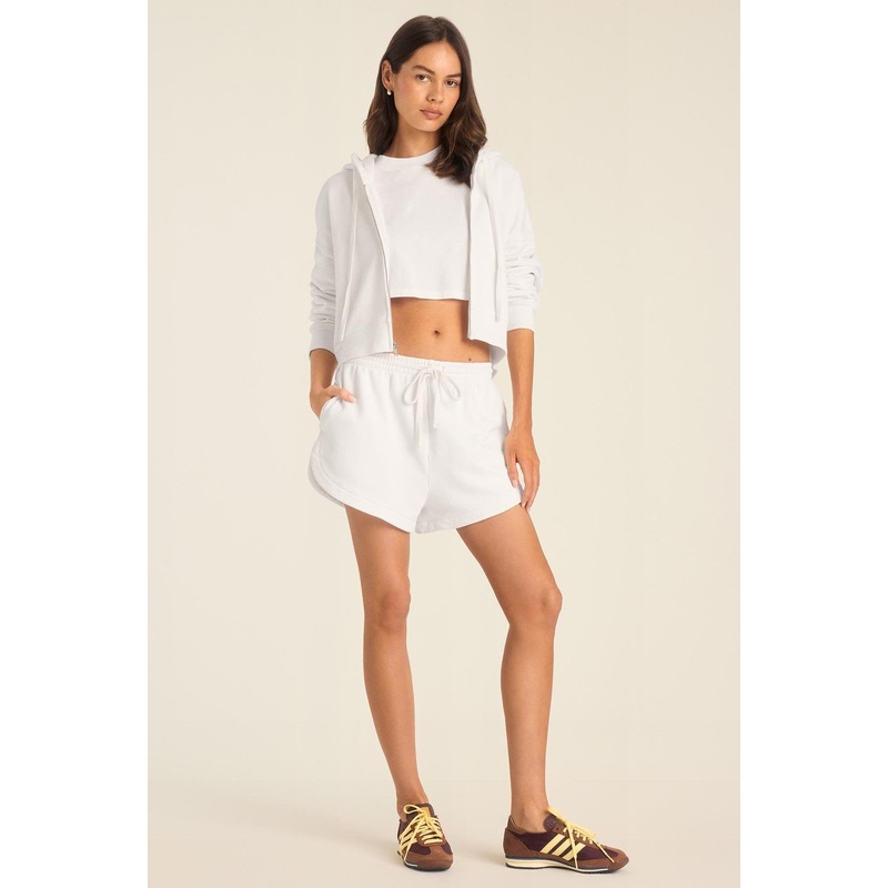 Dawn Classic Short - White French Terry