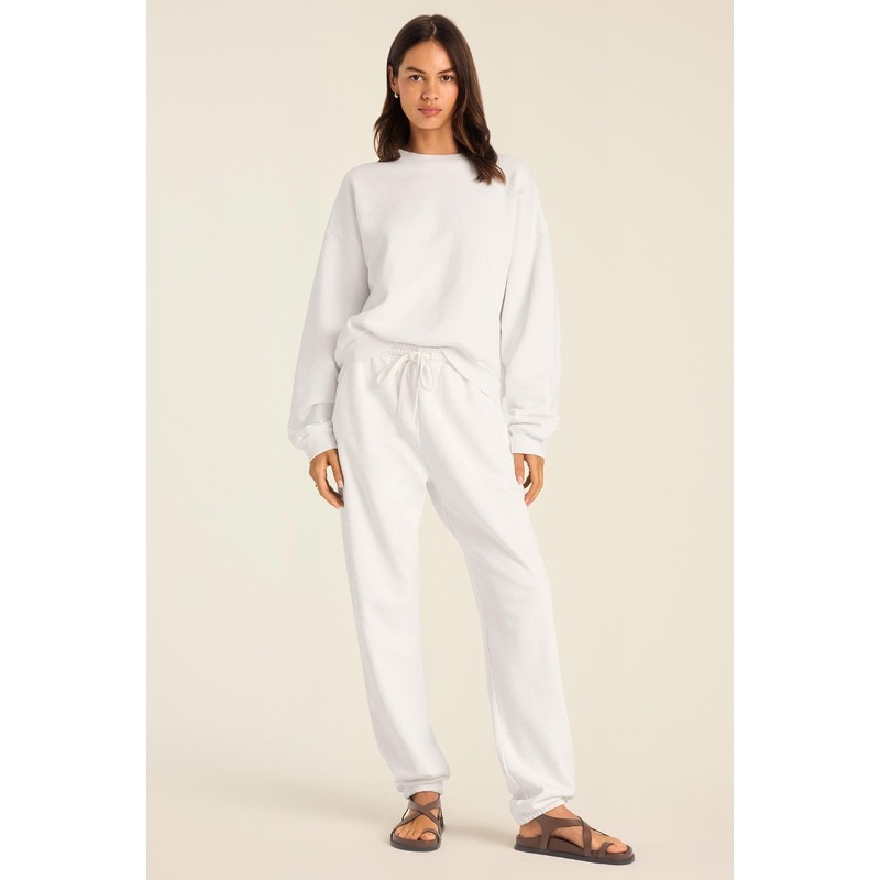 Dawn Classic Sweatpant - White French Terry