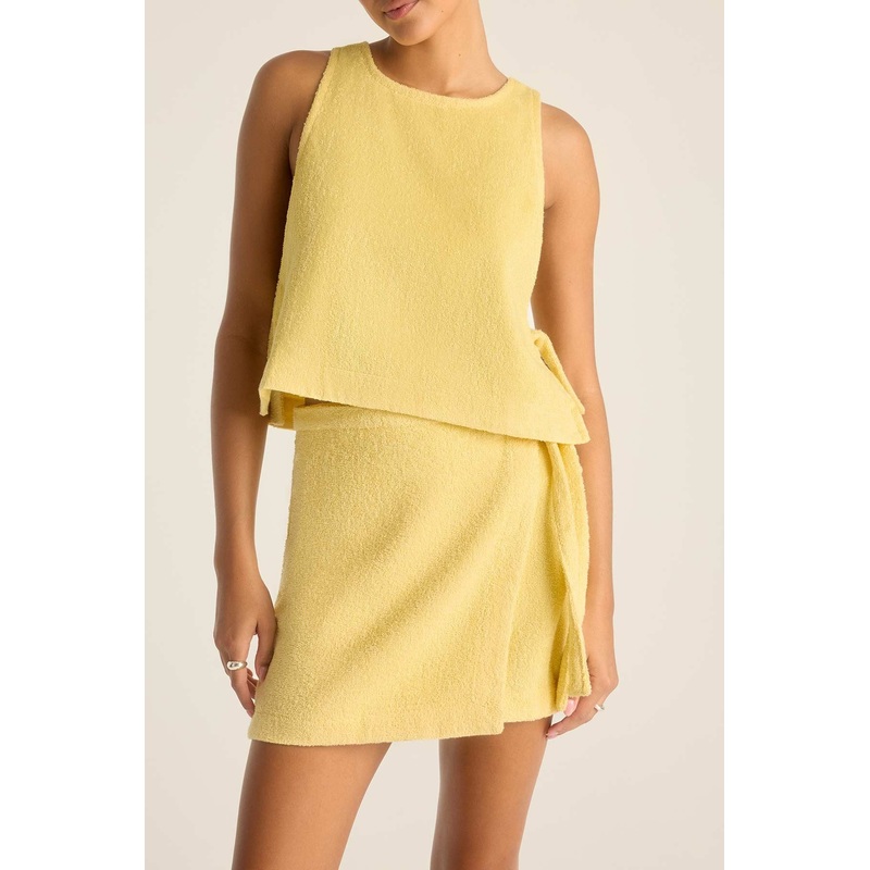 Oasis Tank - Banana Cream Harbor Terry