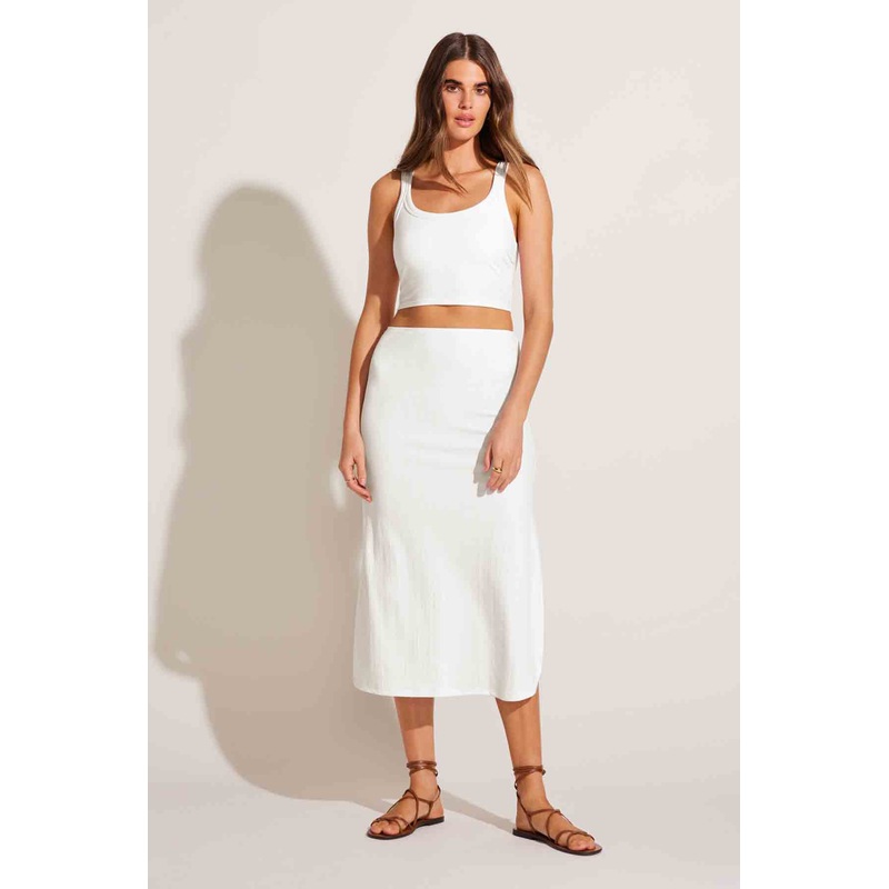 Thalia Set - White Organic Rib