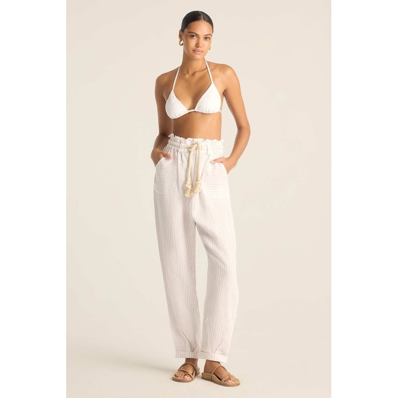 Avery Pant - Boardwalk Stripe EcoLinen