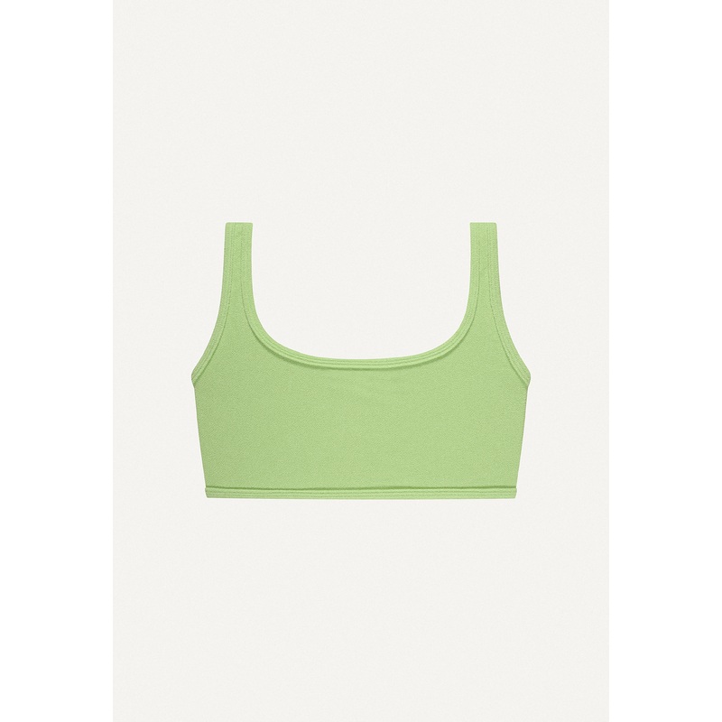Bikini Top Vento in linden green terry
