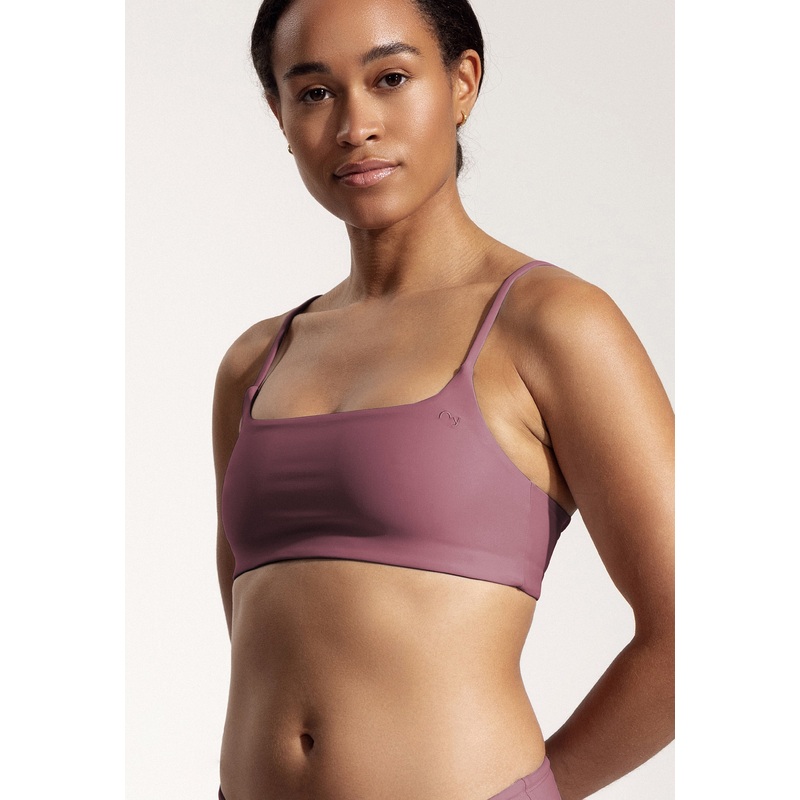 Surf Bikini Top "Buri" in sunset purple