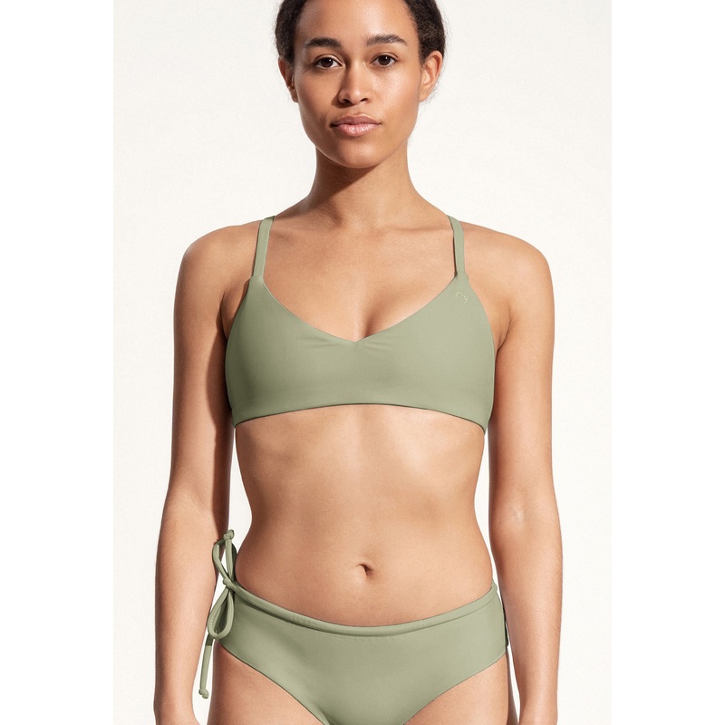 Surf Bikini Top "Dace" in sage green