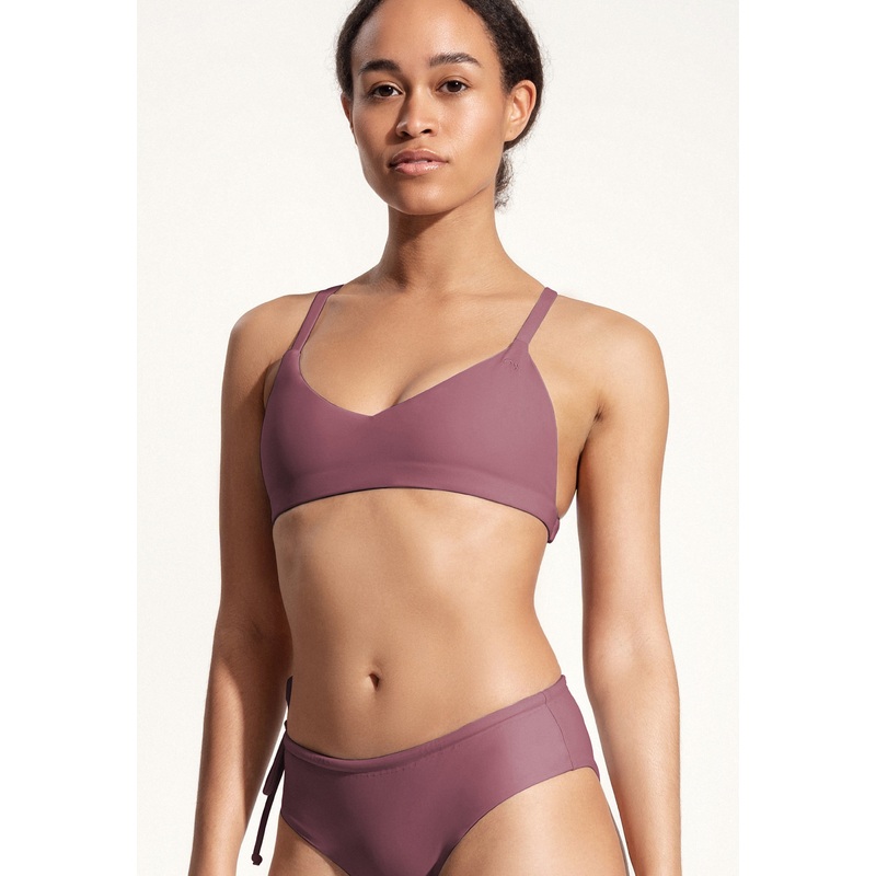 Surf Bikini Top "Dace" in sunset purple