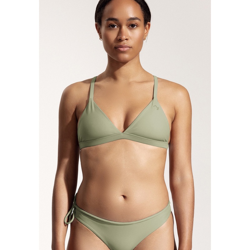Surf Bikini Top "Esox" in sage green