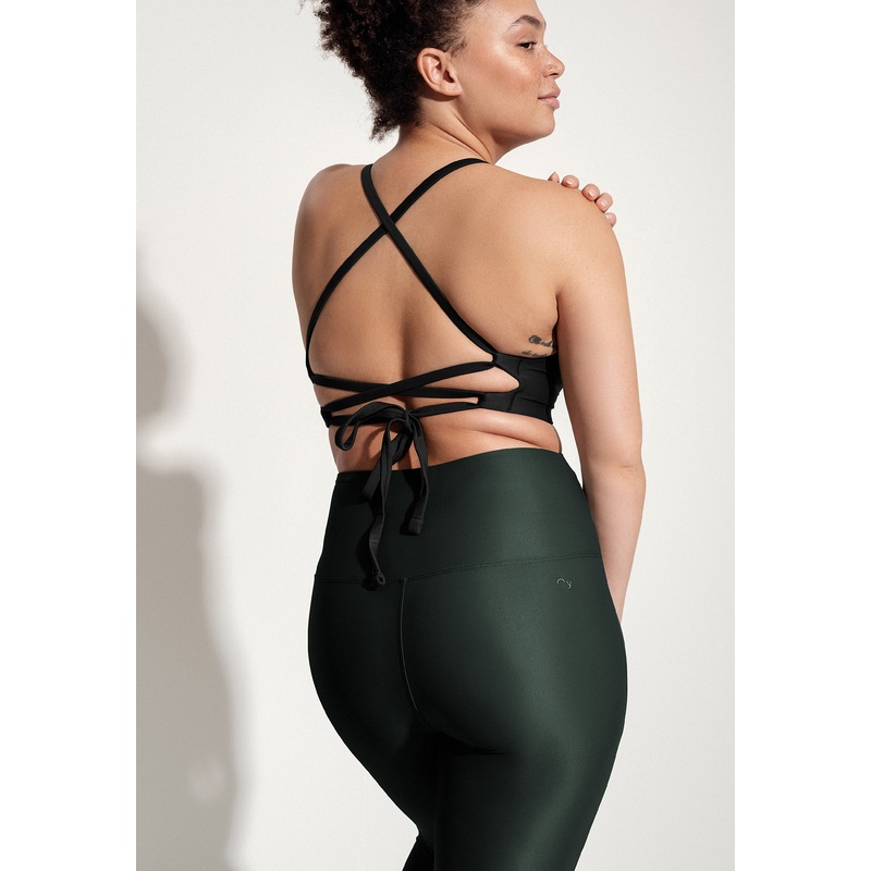 Surf & Yoga Leggings Larimar in night green