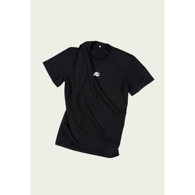 T-Shirt Unisex in black / wave